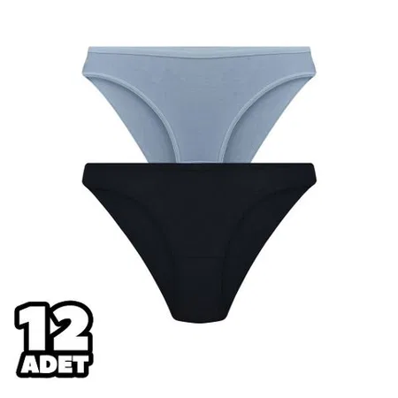 Tutku Yüksek Pamuk Oranı Dikişsiz Slip Külot Tutku 0635 - Görsel 2