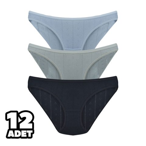 Pamuklu Yüksek Bel Bikini Külot Tutku 0679 - 2
