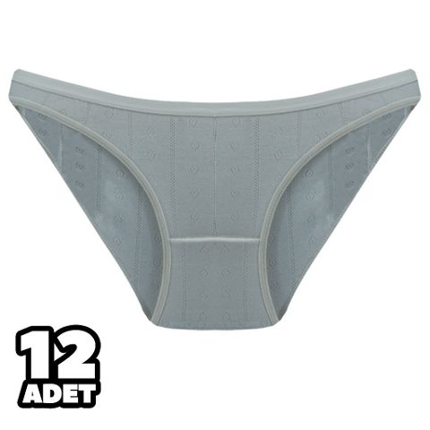 Tutku Pamuklu Yüksek Bel Bikini Külot Tutku 0679 - Görsel 4