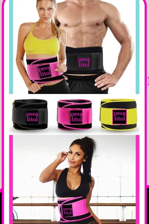 Unisex Termal Kemer Yüksek Bel Tayt Pera Fitol 5006