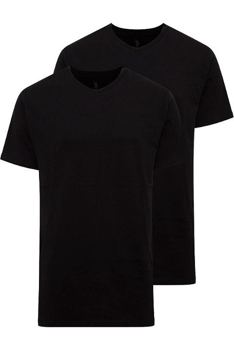 Pamuklu Ribana Yuvarlak Yaka Erkek Atlet Us. POLO 90002