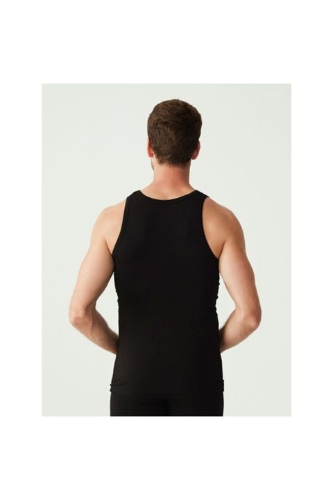 Pamuklu Ribana Erkek Atlet Siyah Us. POLO Assn. 90000 - Siyah