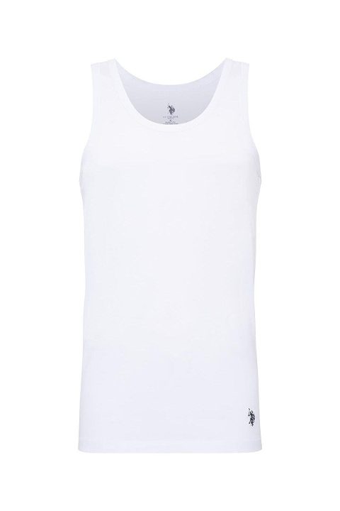 Pamuklu Ribana Erkek Atlet Siyah Us. POLO Assn. 90000 - 2