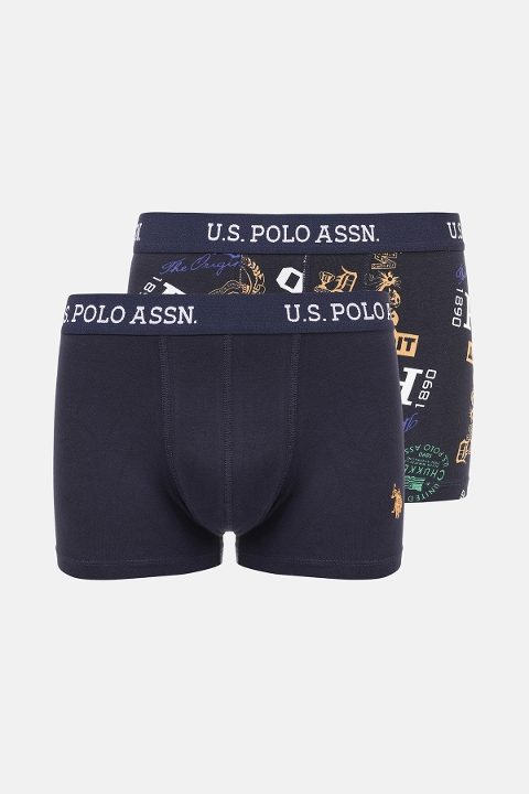 Pamuklu Esnek Bel Lastiği Erkek Boxer Us. POLO Assn. 80476