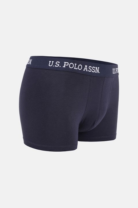 Pamuklu Esnek Bel Lastiği Erkek Boxer Us. POLO Assn. 80476 - Lacivert
