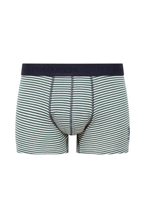 Modal Pamuklu Dikişsiz Erkek Boxer U.S. Polo Assn. 80504 - Yeşil