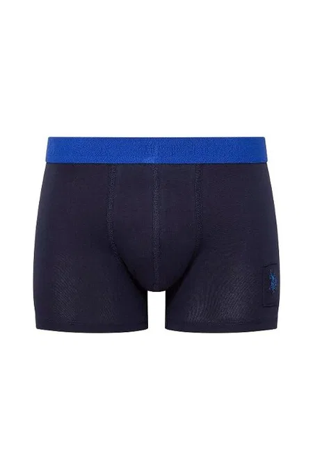 Modal Pamuklu Dikişsiz Erkek Boxer U.S. Polo Assn. 80504 - Lacivert