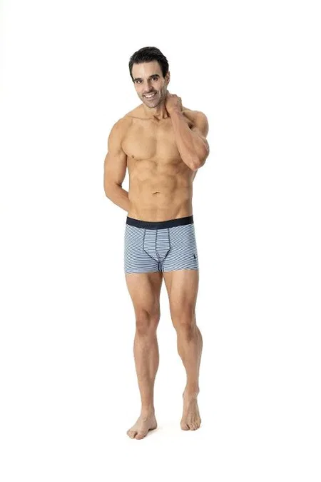 Modal Pamuklu Dikişsiz Erkek Boxer U.S. Polo Assn. 80504 - Lacivert