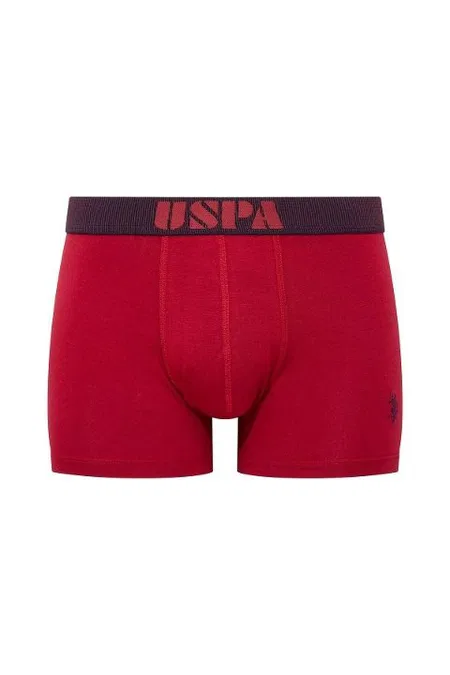 Pamuklu Esnek Bel Lastiği Erkek Boxer U.S. Polo Assn. 80521 - Bordo