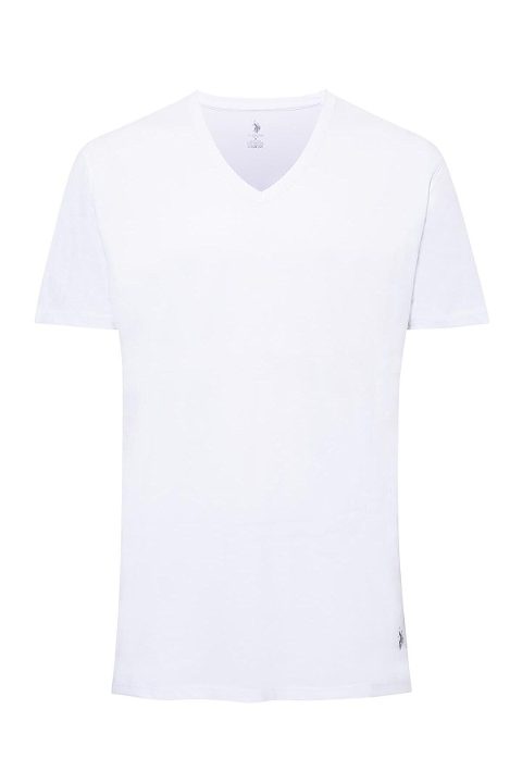 Pamuklu V Yaka Erkek Atlet Siyah 2Li U.S. Polo Assn. 90001 - 2