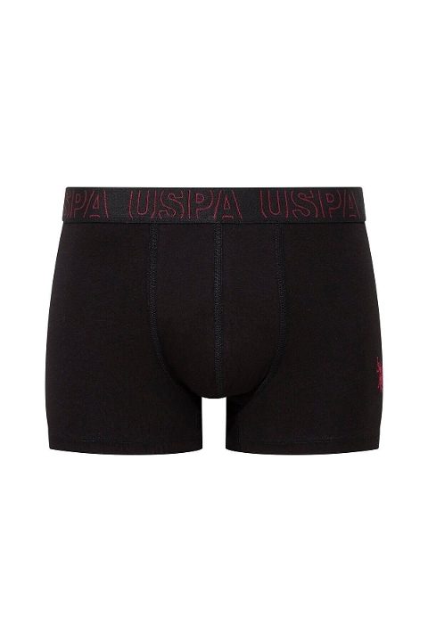 Pamuklu Esnek Bel Lastiği 3'lü Boxer Us. POLO Assn. 80518 - 2