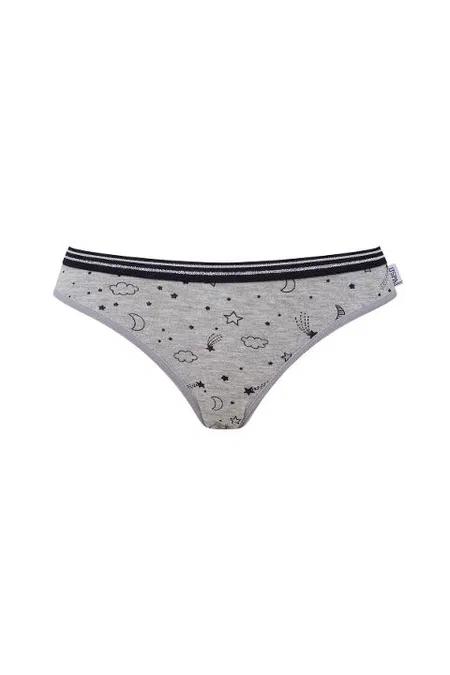 Us. POLO Assn. Pamuklu Yüksek Bel Slip Külot 3'lü Set U.S. Polo Assn. 66422 - Görsel 4