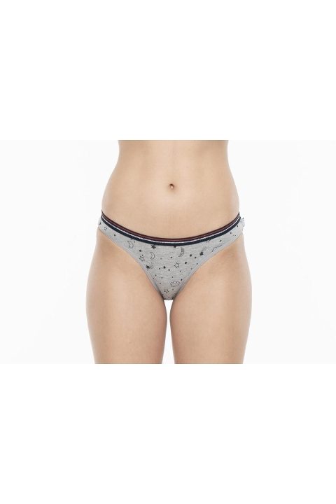 Us. POLO Assn. Pamuklu Yüksek Bel Slip Külot 3'lü Set U.S. Polo Assn. 66422 - Görsel 5