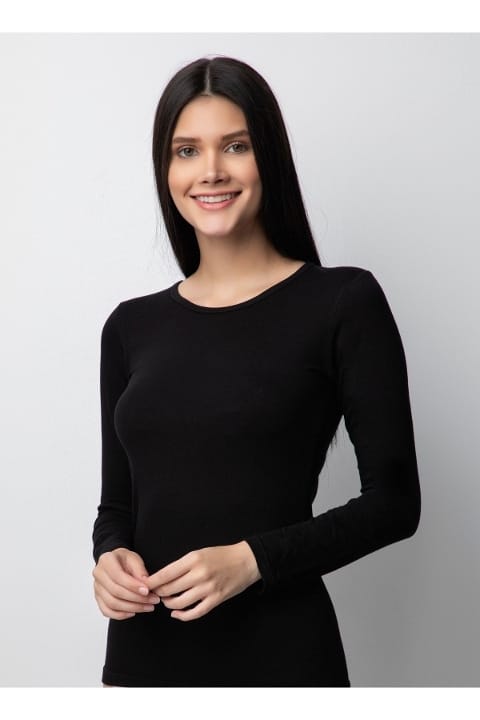 Uzun Kollu Nefes Alan Body Kadın Donex 3225