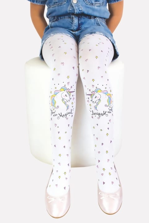 Pamuklu Kaydırmaz Taban Çocuk Külotlu Çorap Daymod 2125164 - 2