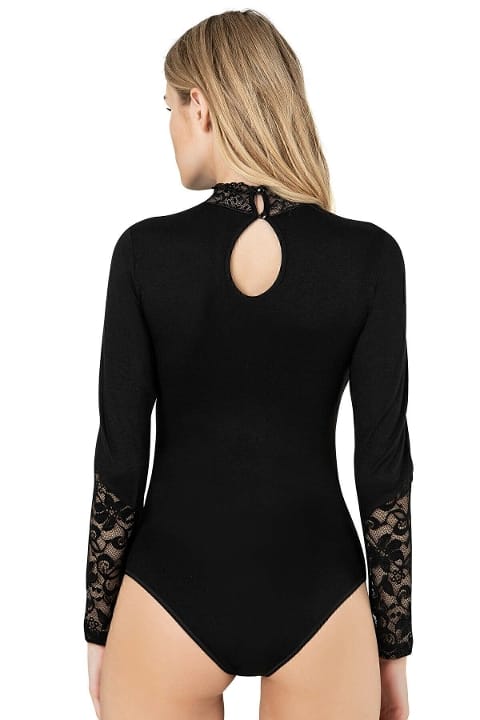 Özkan Dantelli Esnek Uzun Kollu Body Özkan 26860 - Görsel 2