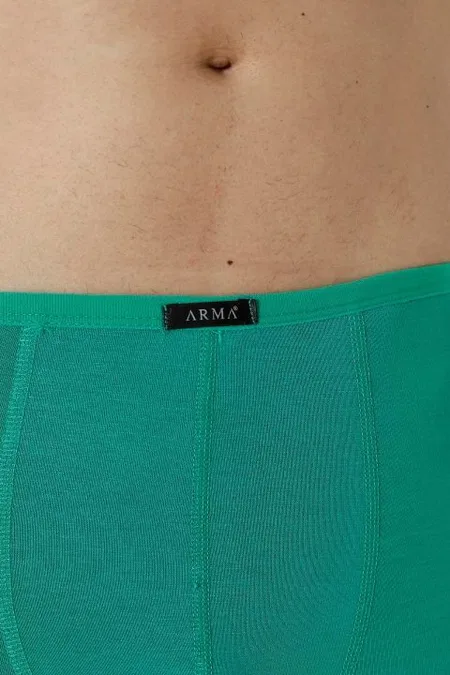 Bambu Kumaş İnce Bel Lastikli Boxer Arma Yıldız 1190 - Yeşil