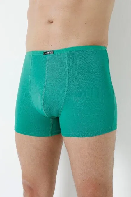 Bambu Kumaş İnce Bel Lastikli Boxer Arma Yıldız 1190 - Yeşil