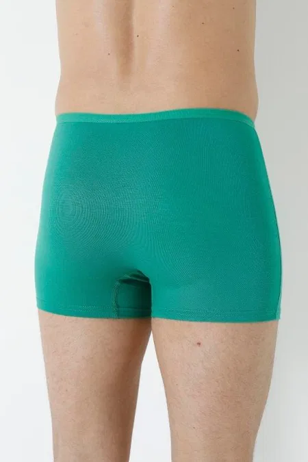 Bambu Kumaş İnce Bel Lastikli Boxer Arma Yıldız 1190 - Yeşil