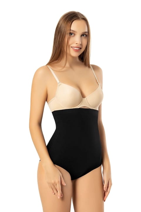 Yüksek Bel Kompresyonlu Korse Siyah Miss Modinn 9010 - Siyah