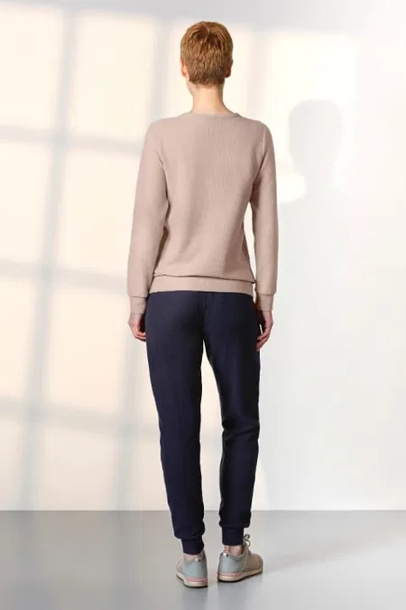 Kaşkorse Rahat Kesim Kadın Pijama Takımı Doreanse 25K4042 - Pudra