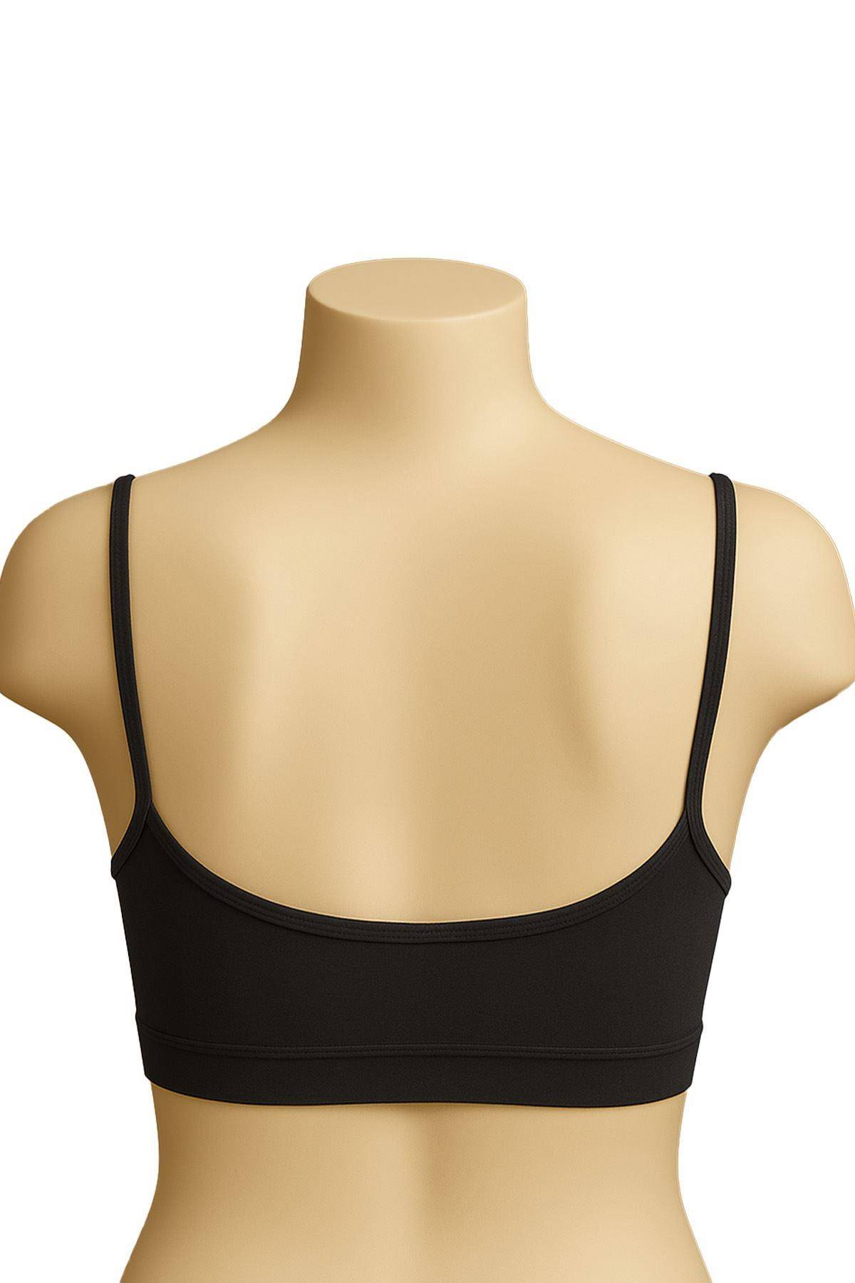 Dantelli Pedli Alıştırma Sütyeni Emay 1815 - Siyah