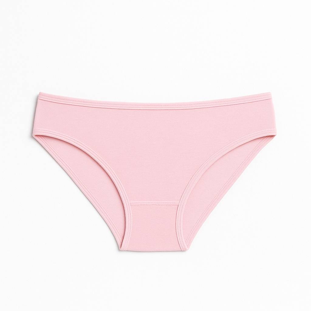 Yüksek Bel Düz Kadın Külot Mor Anı 7137 - Çok Renkli