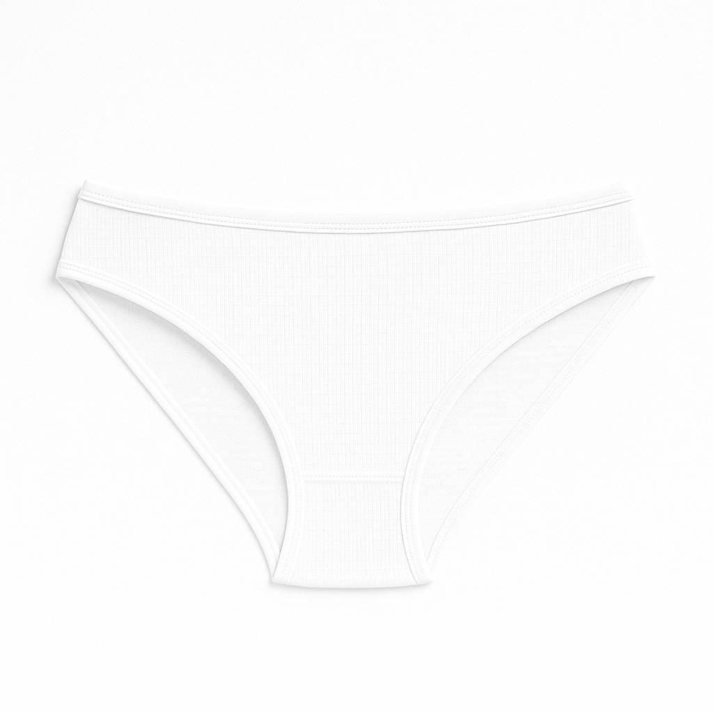 Yüksek Bel Fitilli Kadın Külot Anı 1 - Çok Renkli