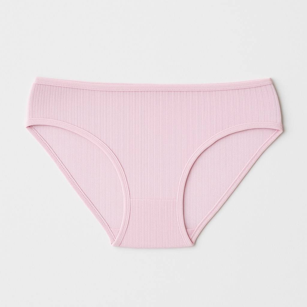 Yüksek Bel Fitilli Kadın Külot Anı 1 - Çok Renkli