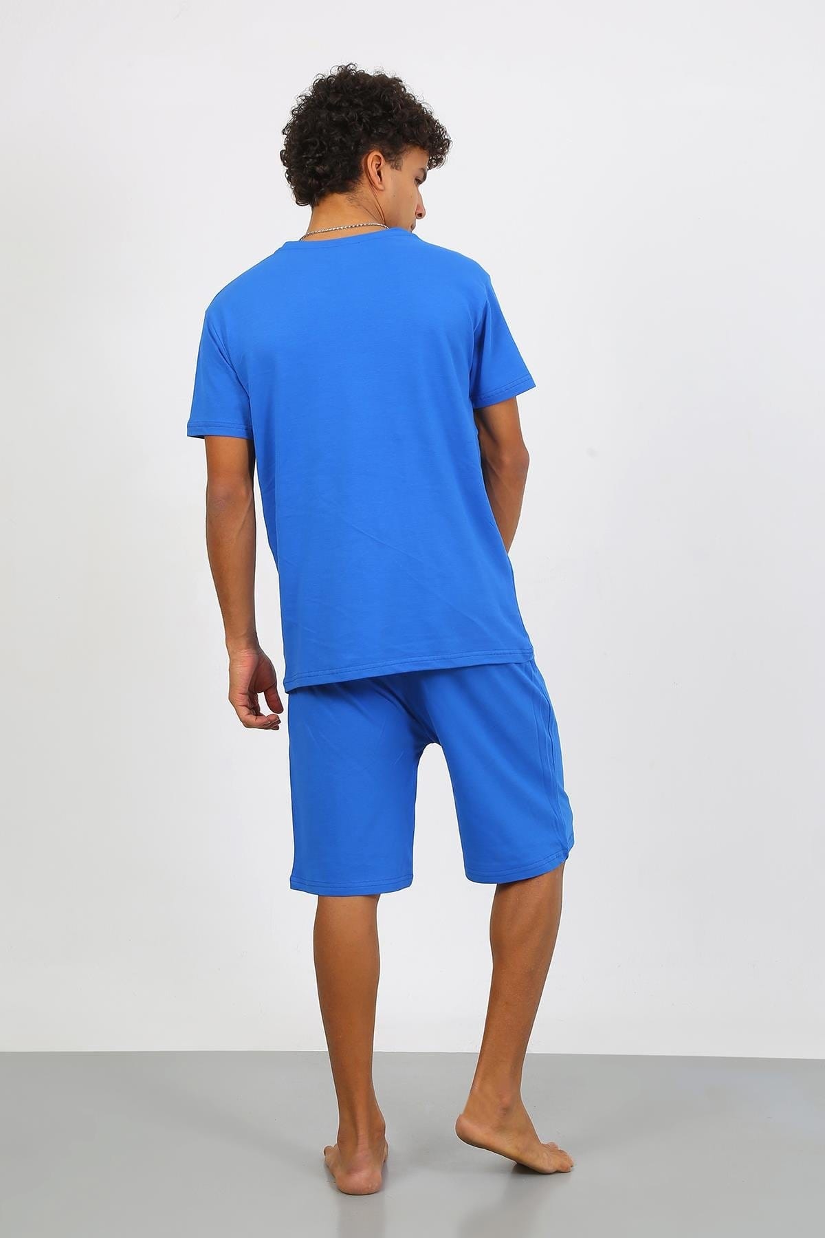 Pamuk Lakost Alt Üst Kaprili Erkek Pijama Takım Akbeniz 6872 - Saks