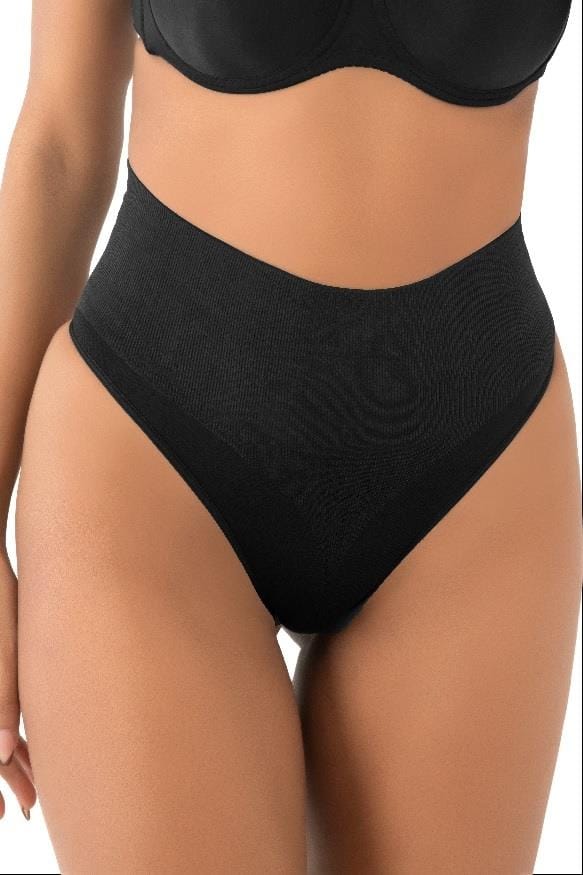 Dikişsiz Alt Karın Toparlayıcı String Külot Form Angel 5203 - Siyah