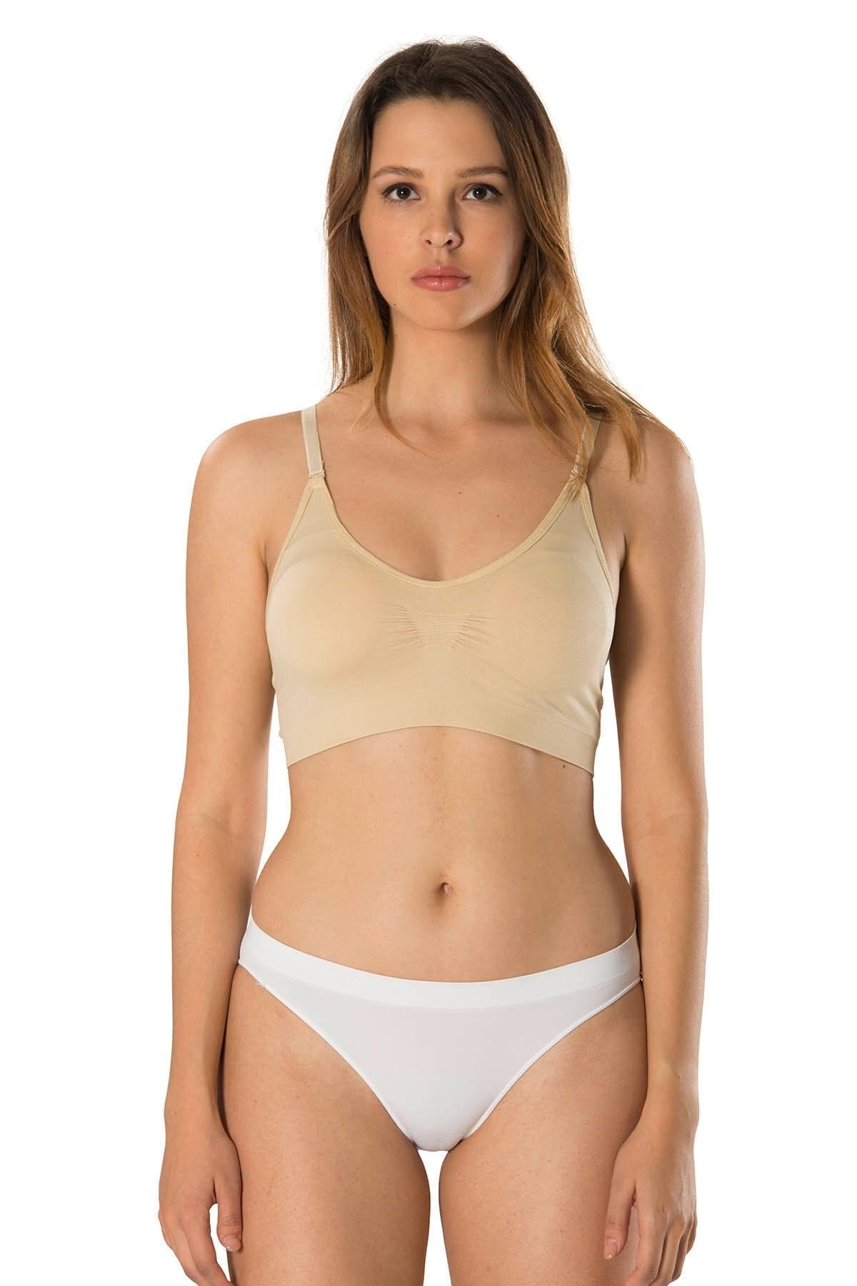 Ayarlanabilir Klipsli Geniş Kemer Jartiyer Takım FormActive 1195 - Ten