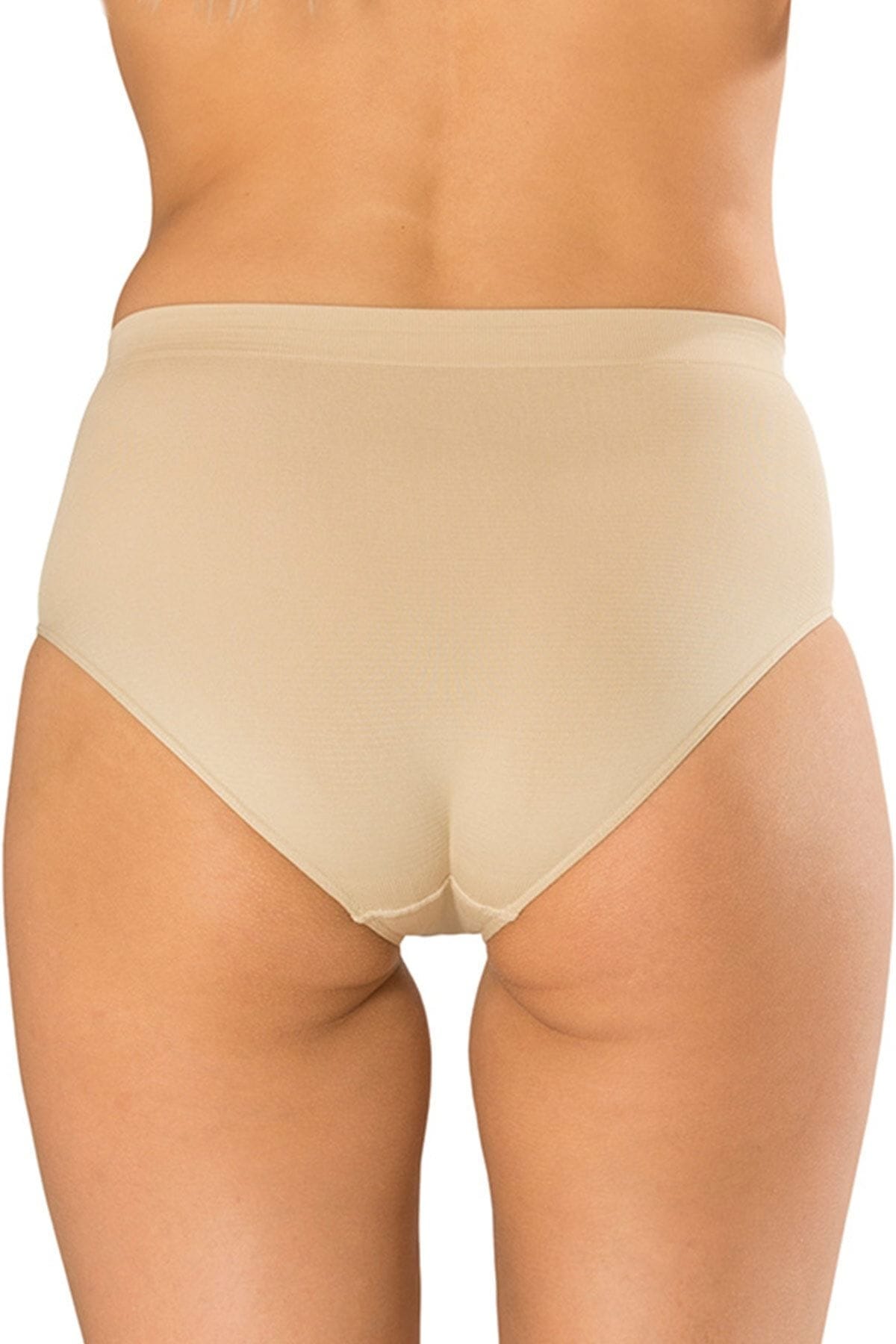 Dikişsiz Yüksek Bel Kadın Külot FormActive 1320 - Ten