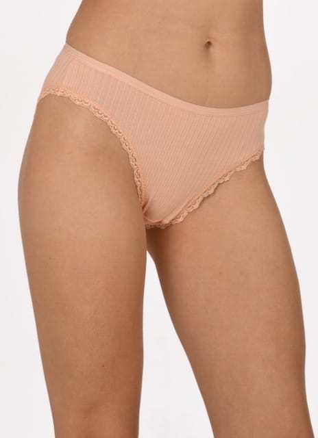 Yüksek Bel Destekli Kadın Bikini Külot Mor Anıt 3890 - Asorti