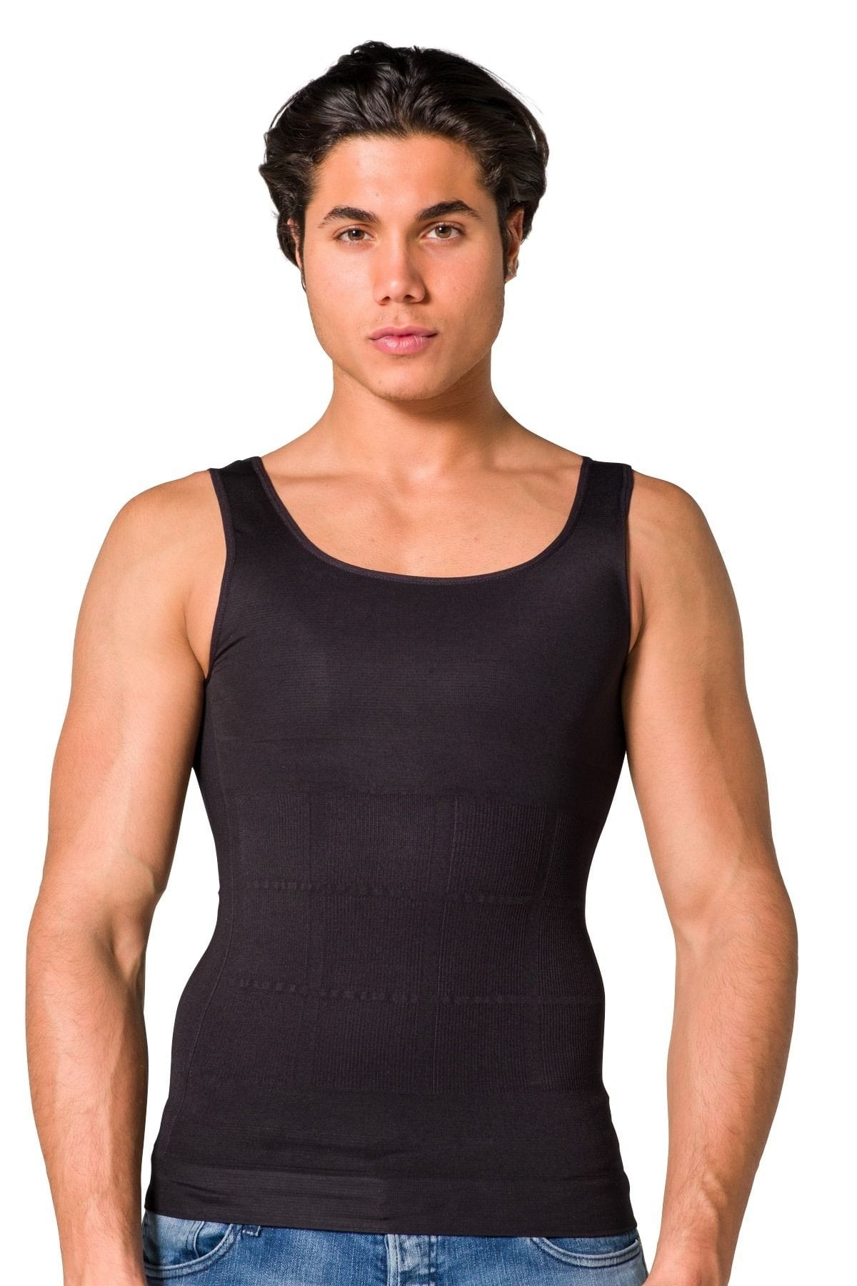 Sıkılaştırıcı Mikrofiber Korse Atlet FormActive 4800 - Siyah