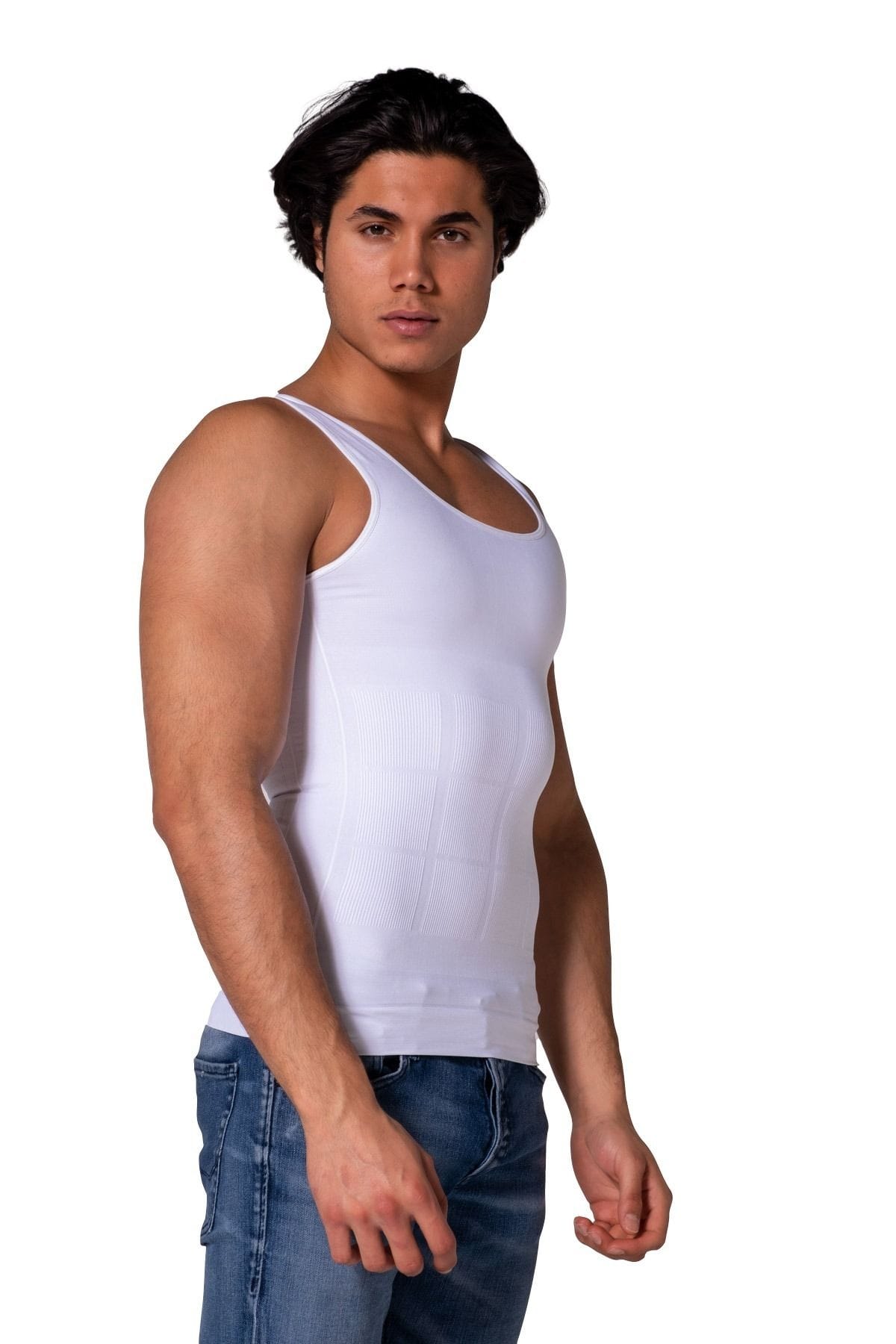 Sıkılaştırıcı Mikrofiber Korse Atlet FormActive 4800 - Beyaz