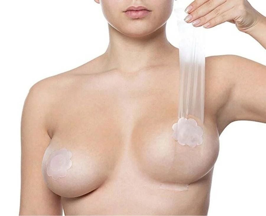 Şekillendirici Şeffaf Göğüs Bandı (2,5 cm / 5 m) Beleng 1001 - Şeffaf