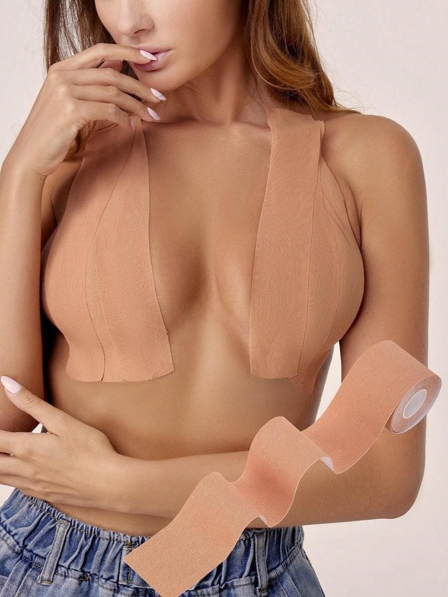 Dekolte Göğüs Bandı (5 cm / 5 m) Beleng 1002 - Ten