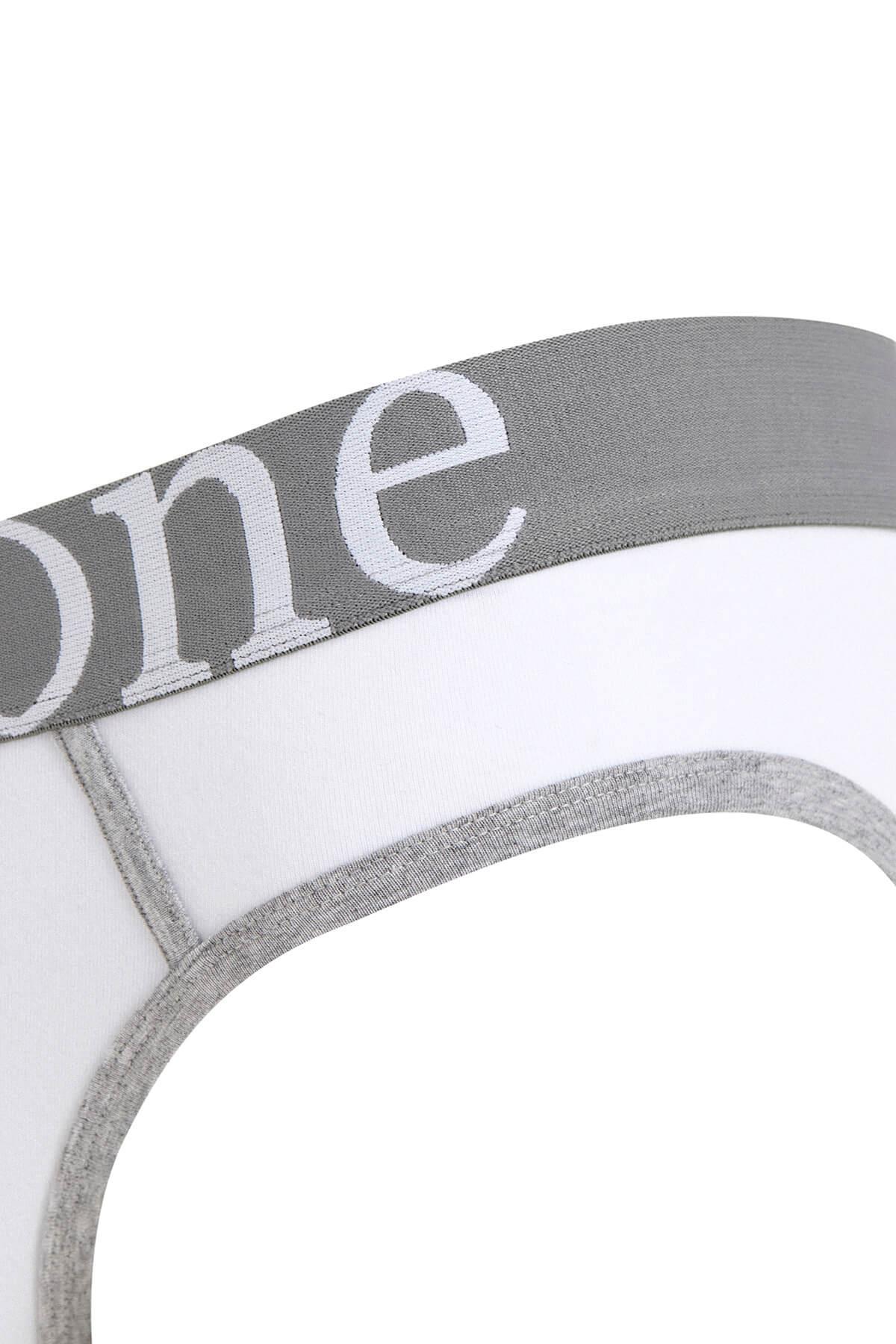 Biyeli Beyaz Geniş Lastikli Erkek Slip Darkzone 6802 - Görsel