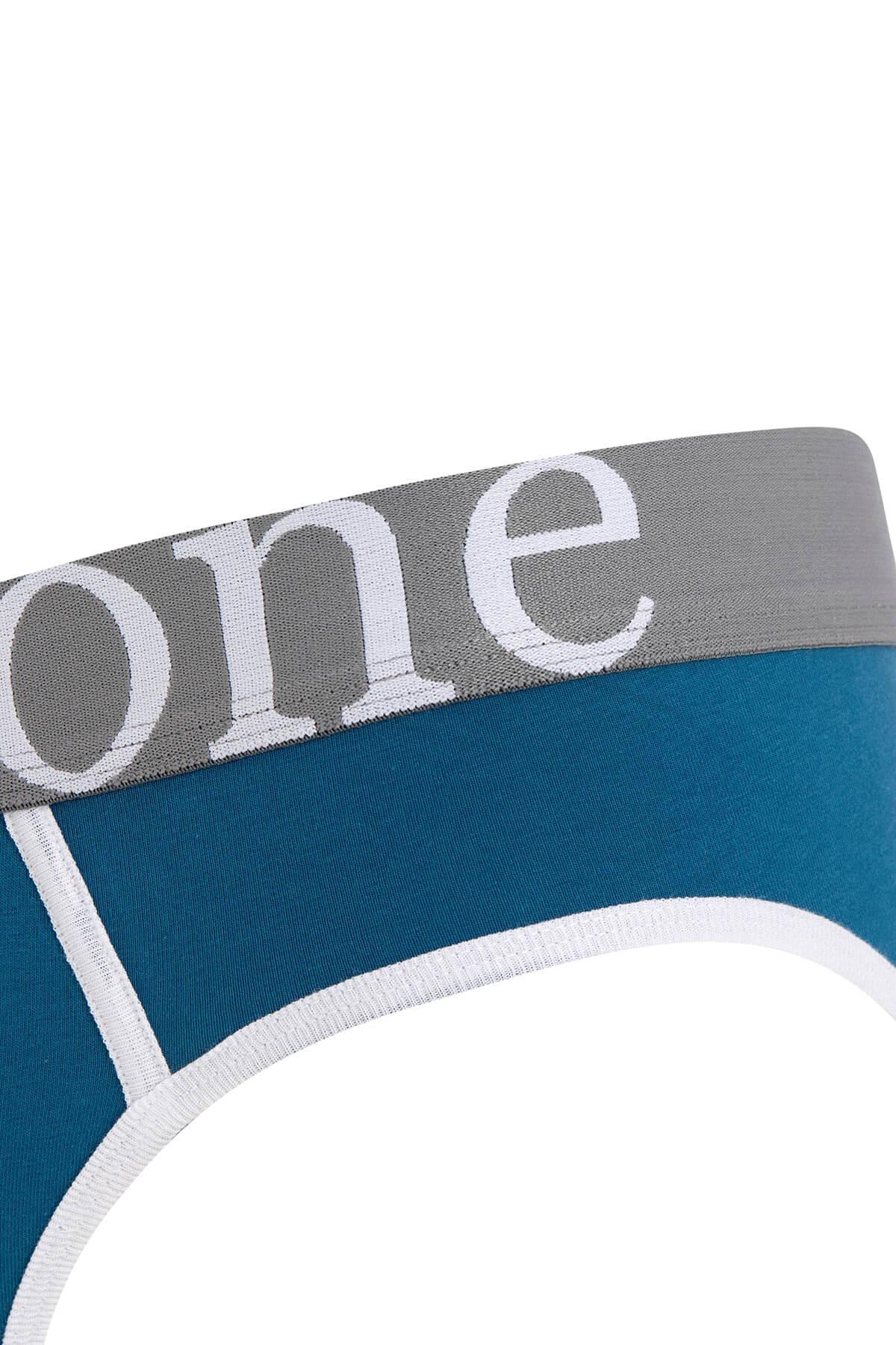 Geniş Lastikli Biyeli Petrol Mavisi Erkek Slip Darkzone 6808 - Görsel