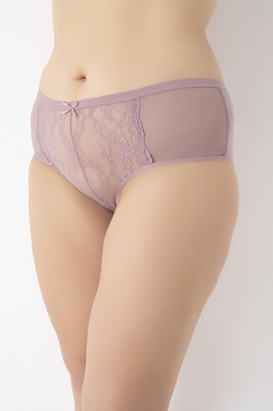 Dantelli Yüksek Bel Kadın Külot 4'lü Paket Öztaş 21010 - Asorti