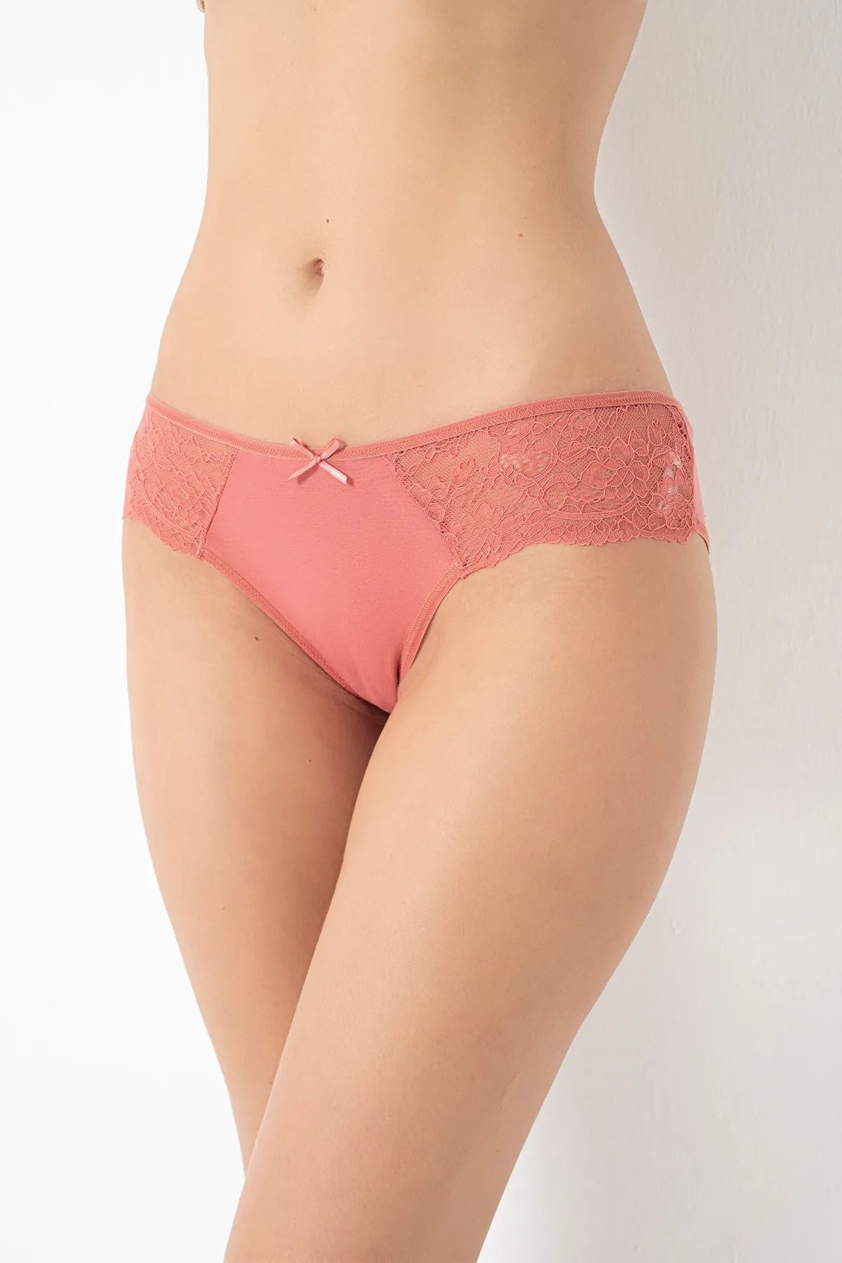 Yüksek Bel Destekli Kadın Bikini Külot Mor Confeo 804 - Görsel