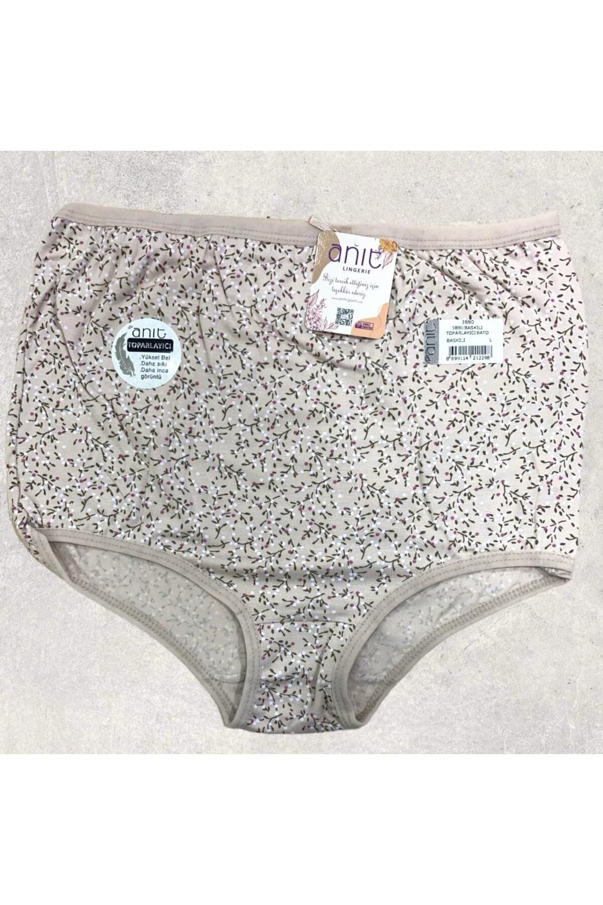 Bambu Yüksek Bel Kadın Külot Mor Anıt 3880 - Asorti