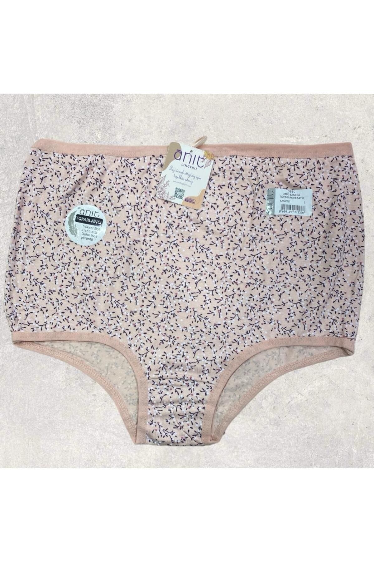 Bambu Yüksek Bel Kadın Külot Mor Anıt 3880 - Asorti