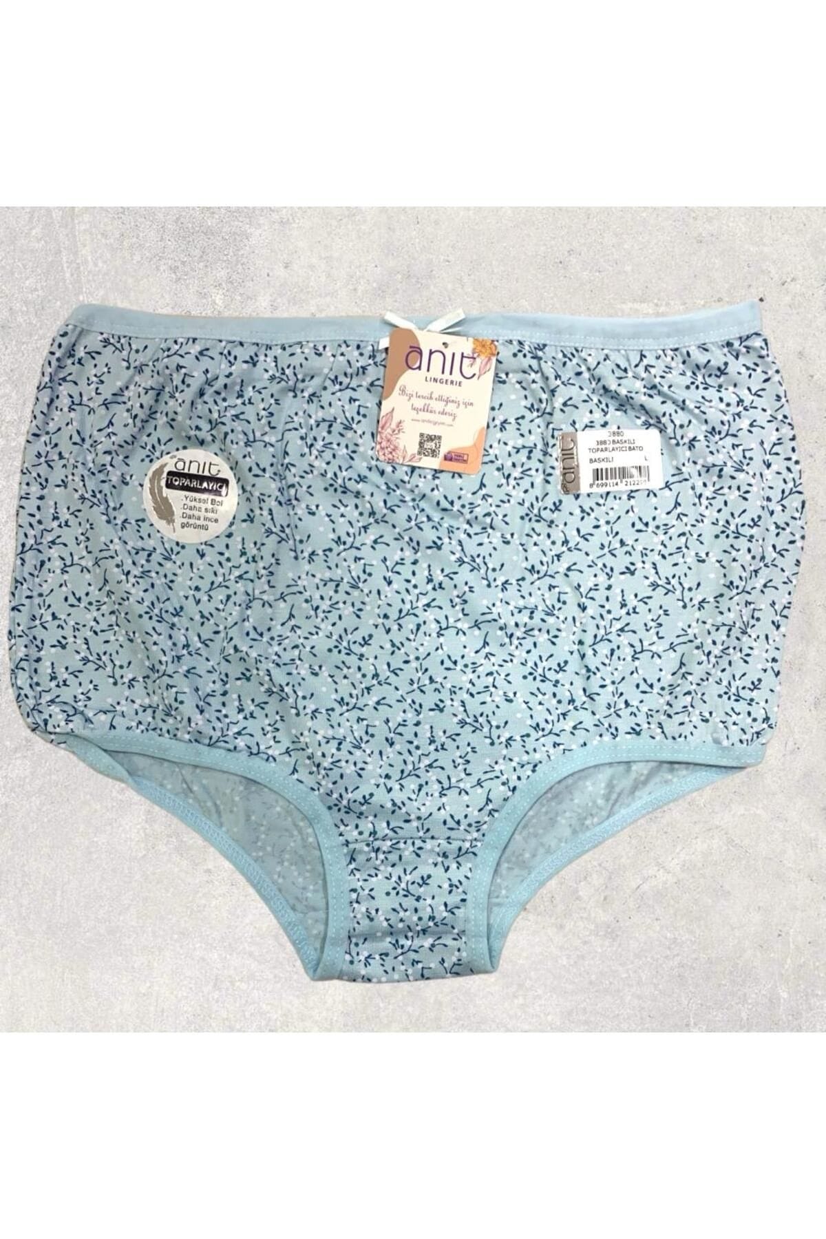 Bambu Yüksek Bel Kadın Külot Mor Anıt 3880 - Asorti