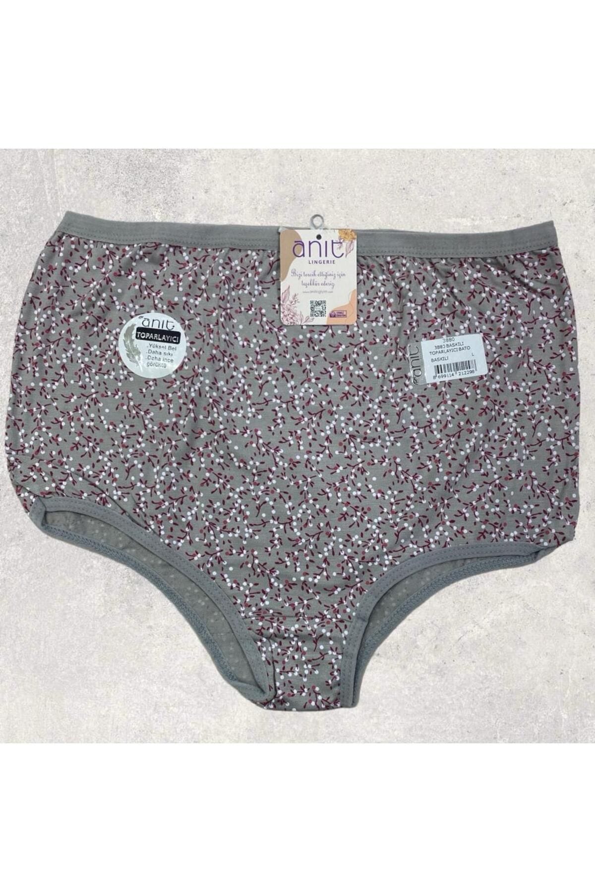 Bambu Yüksek Bel Kadın Külot Mor Anıt 3880 - Asorti