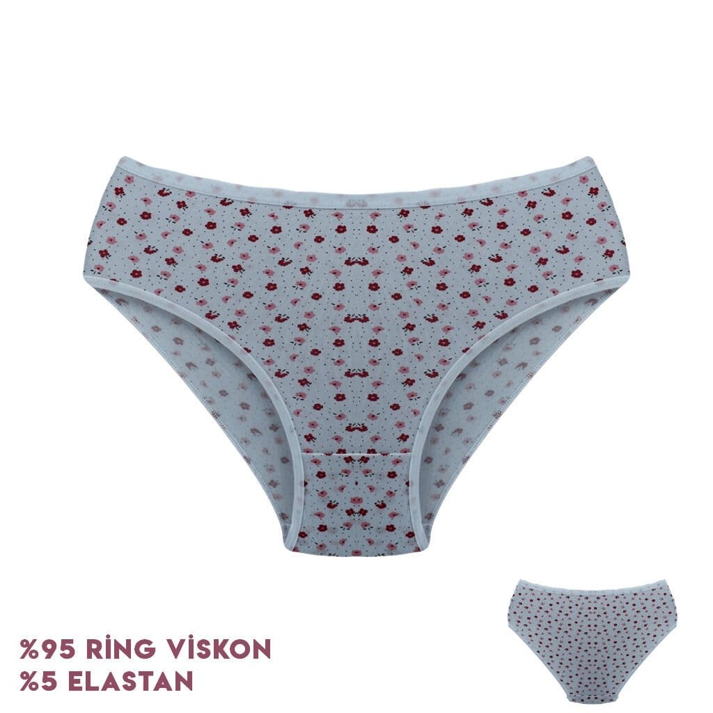 Desenli Yüksek Bel Slip Külot Dondeza 264-7 - Görsel