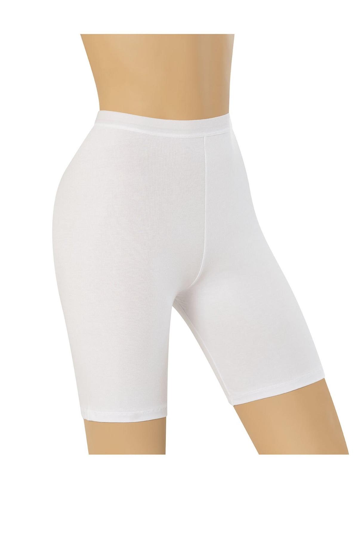 Yüksek Bel Modal Kadın Tayt Dondeza 5075 - Beyaz