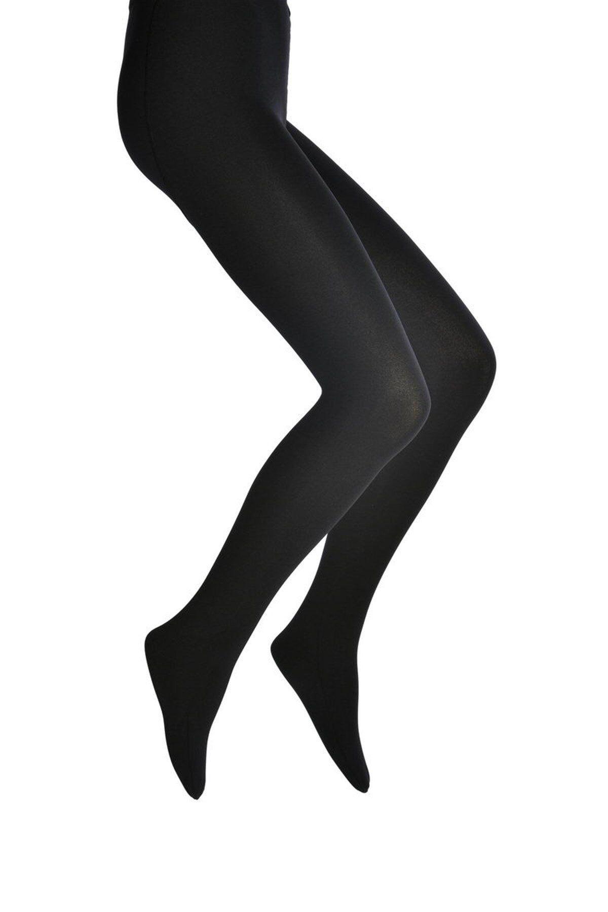 Termal 40 Denye Kadın Külotlu Çorap Somon Dore 82 - Siyah(500)