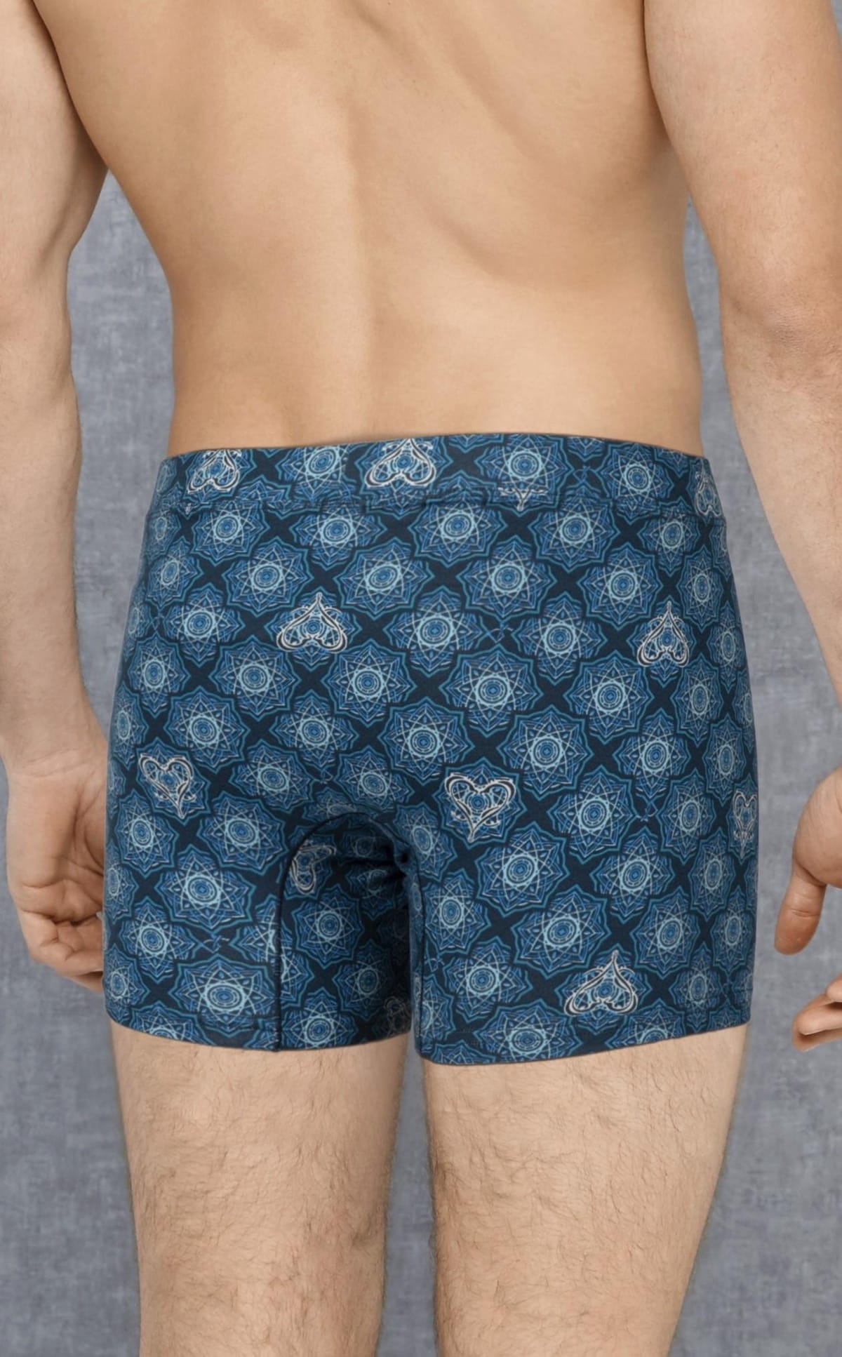 Yılan Desenli Modal Pamuk Boxer Doreanse 1748 - Yılan Desen